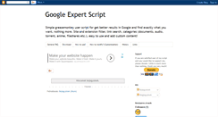Desktop Screenshot of googlescript.blogspot.com