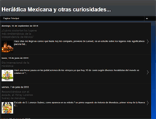 Tablet Screenshot of heraldicamexicana.blogspot.com