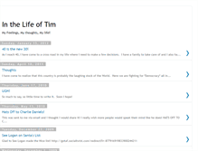 Tablet Screenshot of inthelifeoftim.blogspot.com