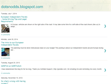 Tablet Screenshot of dotsnodds.blogspot.com