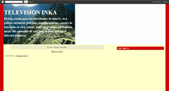 Desktop Screenshot of inkatv.blogspot.com