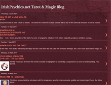 Tablet Screenshot of irishpsychicsnet.blogspot.com