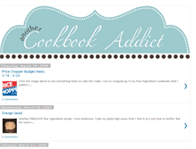 Tablet Screenshot of anothercookbookaddict.blogspot.com