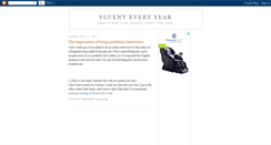 Desktop Screenshot of fluenteveryyear.blogspot.com