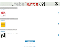 Tablet Screenshot of colaboradoresrebelarte.blogspot.com