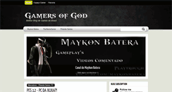 Desktop Screenshot of gamersofgod.blogspot.com