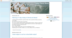 Desktop Screenshot of indiatraveling.blogspot.com