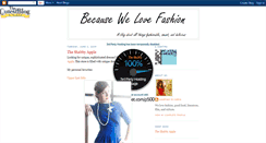 Desktop Screenshot of because-we-love-fashion.blogspot.com