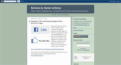 Desktop Screenshot of danielanthonyreviews.blogspot.com