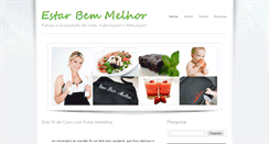 Desktop Screenshot of estarbemmelhor.blogspot.com