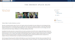 Desktop Screenshot of brokensplice.blogspot.com