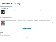 Tablet Screenshot of brokensplice.blogspot.com