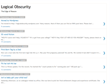 Tablet Screenshot of logicalobscurity.blogspot.com