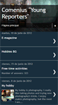 Mobile Screenshot of comeniusyoungreporters.blogspot.com