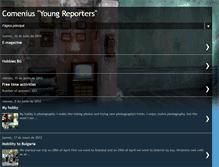 Tablet Screenshot of comeniusyoungreporters.blogspot.com