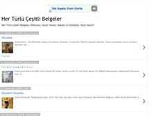 Tablet Screenshot of cesitli-belgeler.blogspot.com