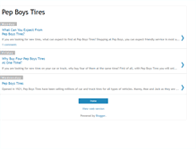 Tablet Screenshot of pepboystires.blogspot.com