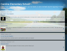 Tablet Screenshot of carolineelementary.blogspot.com