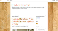 Desktop Screenshot of kitchen--remodel.blogspot.com