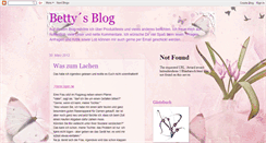 Desktop Screenshot of betty-bettys-blog.blogspot.com