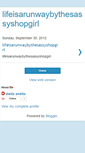 Mobile Screenshot of lifeisarunwaybythesassyshopgirl.blogspot.com