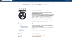 Desktop Screenshot of meissner2013-ostforum.blogspot.com