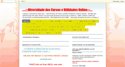 Desktop Screenshot of diversidadedosaber.blogspot.com