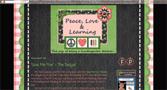 Desktop Screenshot of peacelovelearning.blogspot.com