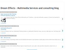 Tablet Screenshot of dreameffectsmedia.blogspot.com