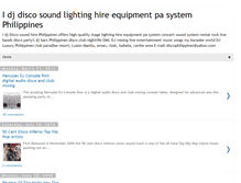 Tablet Screenshot of discohirephilippines.blogspot.com