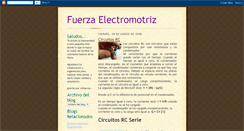 Desktop Screenshot of fuerzaelectromotriz.blogspot.com