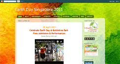 Desktop Screenshot of earthdaysg.blogspot.com