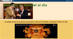 Desktop Screenshot of noticiasdecaudiel.blogspot.com