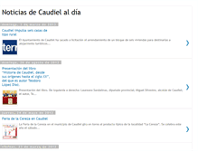 Tablet Screenshot of noticiasdecaudiel.blogspot.com