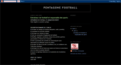 Desktop Screenshot of footballpentagone.blogspot.com