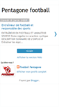 Mobile Screenshot of footballpentagone.blogspot.com
