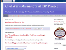 Tablet Screenshot of civilwarmississippi.blogspot.com