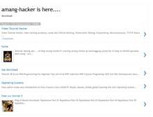 Tablet Screenshot of amang-hacker.blogspot.com
