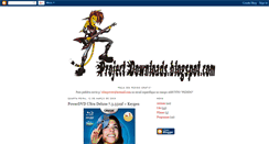 Desktop Screenshot of projectdownloads.blogspot.com