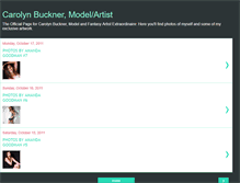 Tablet Screenshot of carolynbucknermodelartist.blogspot.com