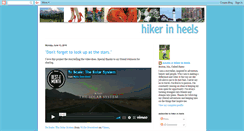 Desktop Screenshot of hikerinheels.blogspot.com