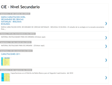 Tablet Screenshot of cienivsecundario.blogspot.com