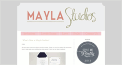 Desktop Screenshot of maylastudios.blogspot.com