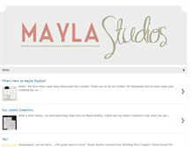 Tablet Screenshot of maylastudios.blogspot.com