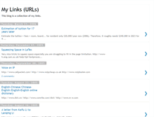 Tablet Screenshot of mylinksurls.blogspot.com