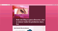 Desktop Screenshot of marykayproducto.blogspot.com