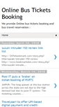 Mobile Screenshot of onlinebusticketsbooking.blogspot.com
