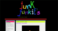 Desktop Screenshot of junkjunkies-life.blogspot.com