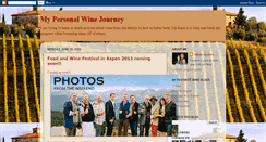 Desktop Screenshot of mypersonalwinejourney.blogspot.com