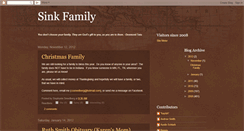 Desktop Screenshot of indianasinkfamily.blogspot.com